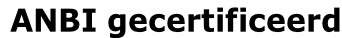 ANBI gecertificeerd